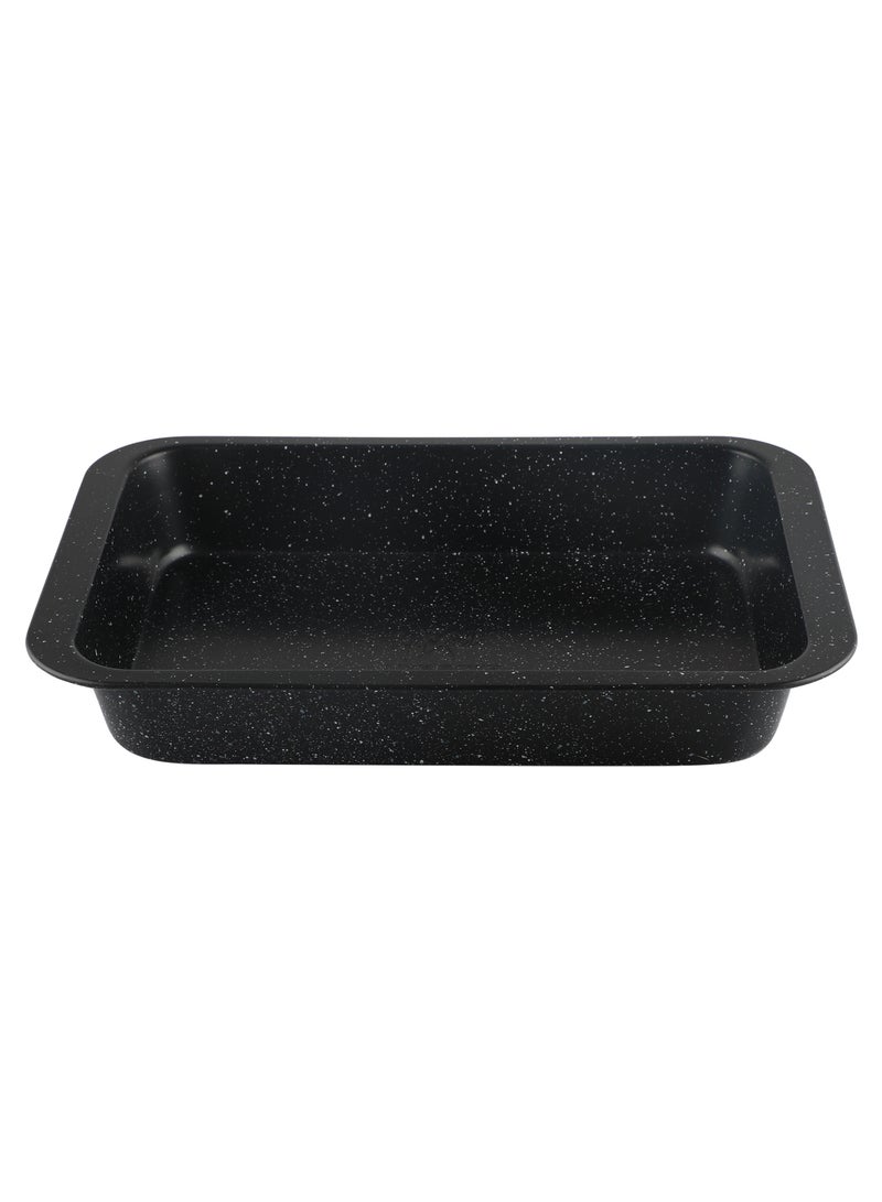 Life Smile Granite Nonstick Bake Tray – 36×24.5×5.5 cm Carbon Steel Baking Pan, Oven Safe, Easy Clean - Image 1